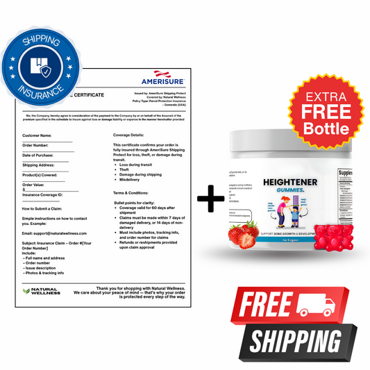 Shipping Insurance + Free Bottle